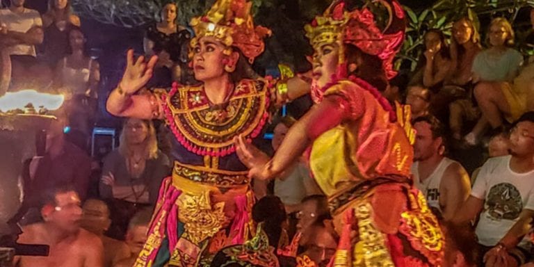 The Kecak Fire Dance in Ubud, Indonesia