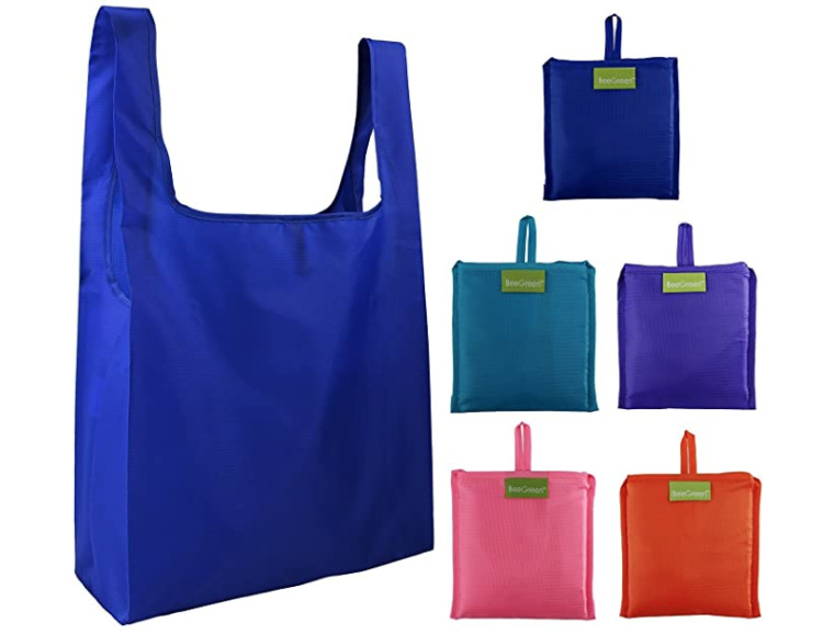 reusable bags for groceries are great eco-friendly travel products