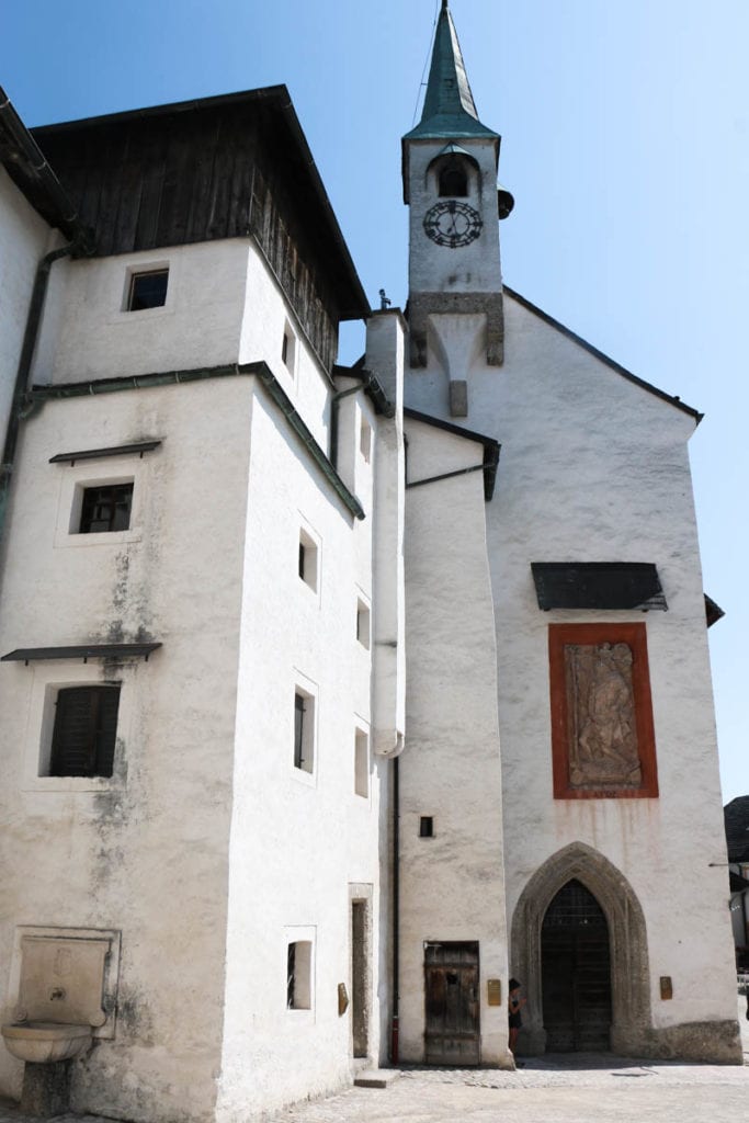 Hohensalzburg Fortress on a walking tour of Salzburg