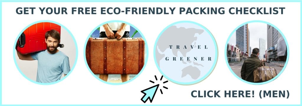 Sustainable packing list opt-in for men