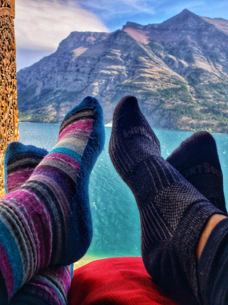 Socks are important when you live in a van!