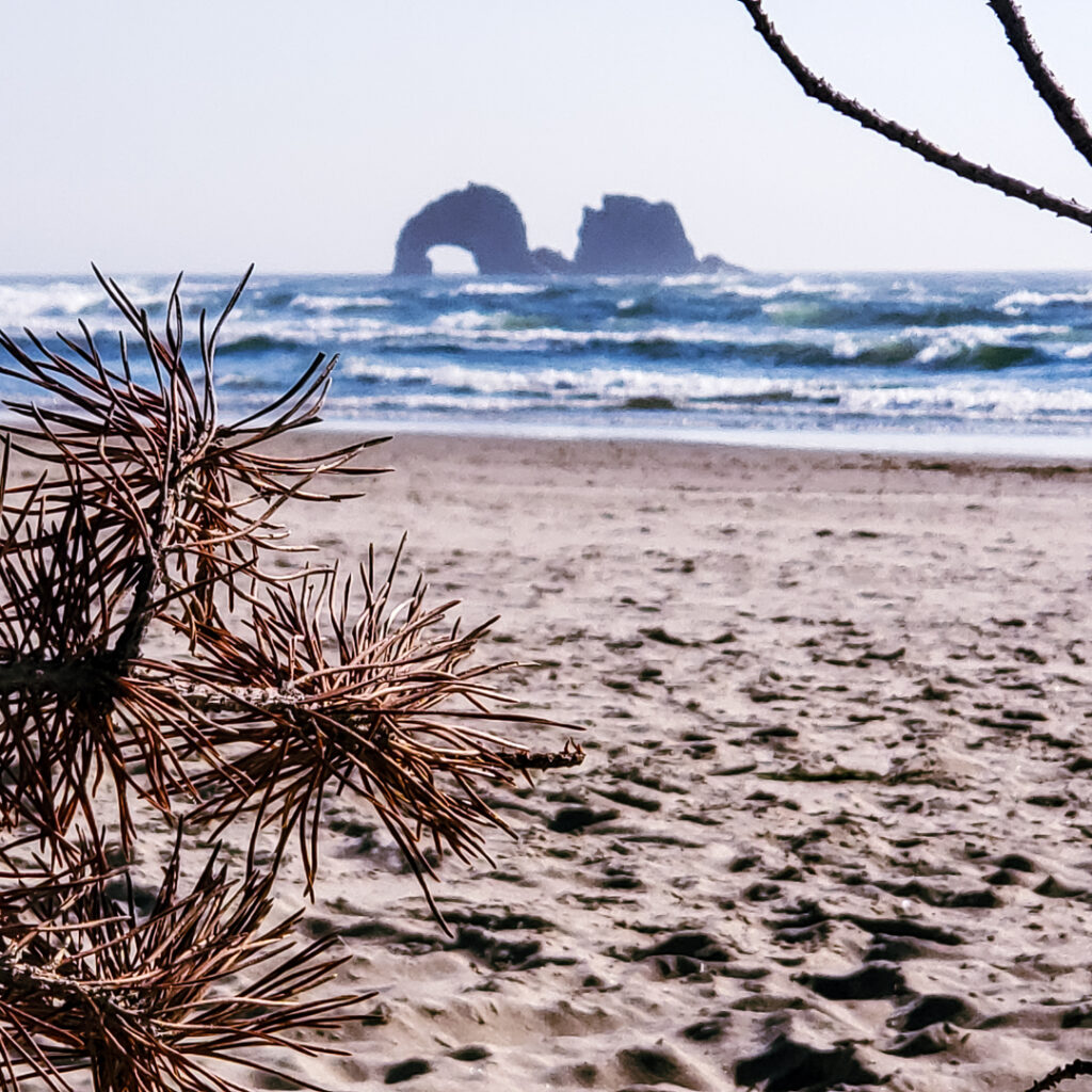 Rockaway Beach is a beautiful place to stop on the Oregon Coast