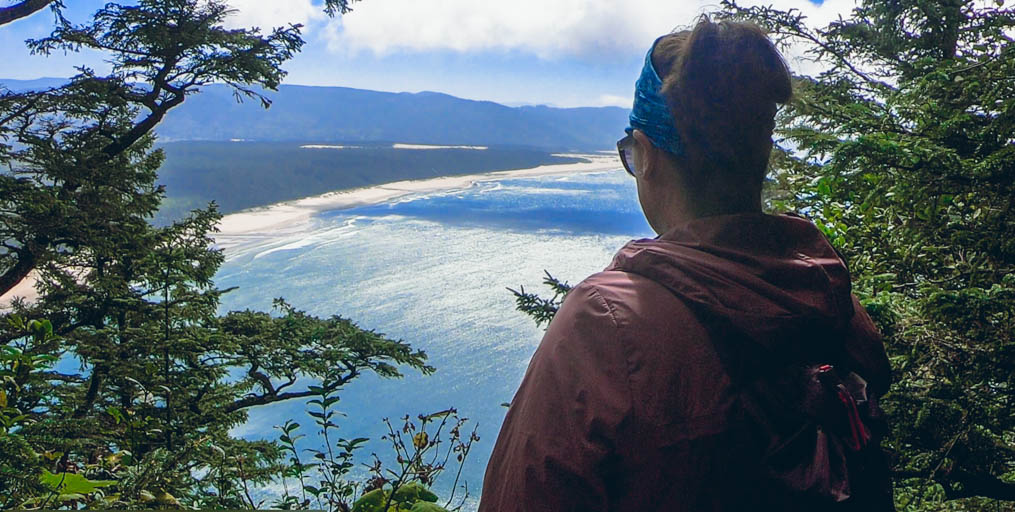 View from Cape Lookout Trail on an Oregon Coast road trip