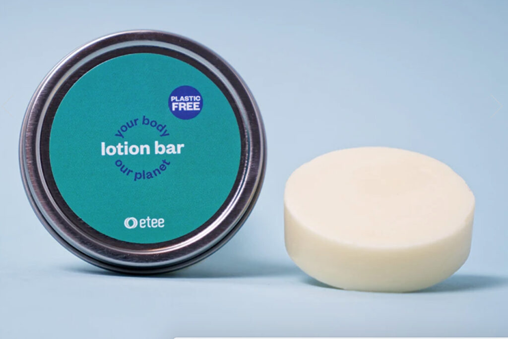 sustainable lotion bar for the hands