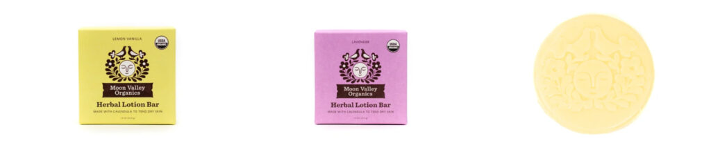 Moon Valley Organics sustainable lotion bars