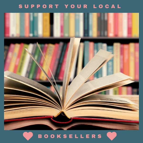 a book from a local bookseller is a beautiful sustainable valentine's day gift