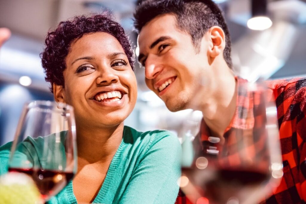 couple on a first date