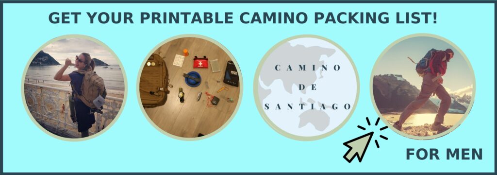 Camino de Santiago packing list opt-in form