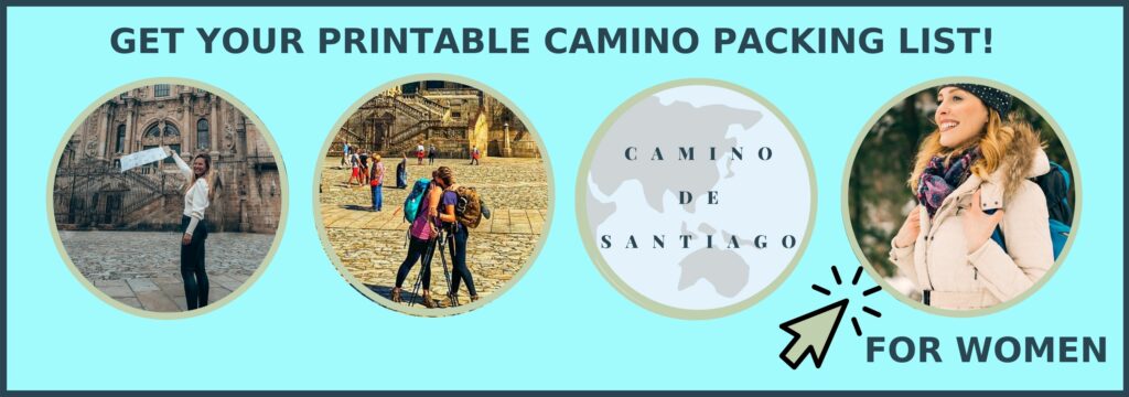 Camino de Santiago packing list opt-in form