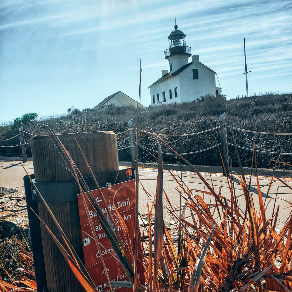 Old Point Loma Lighthouse at Cabrillo National Park