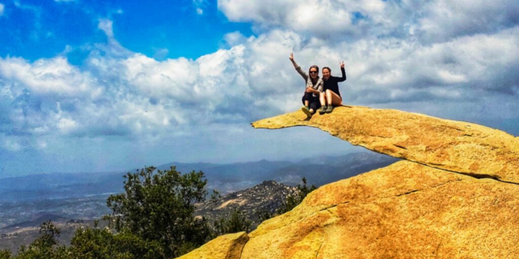 Potato Chip Rock is a San Diego photo-op and one of the best San Diego hikes!