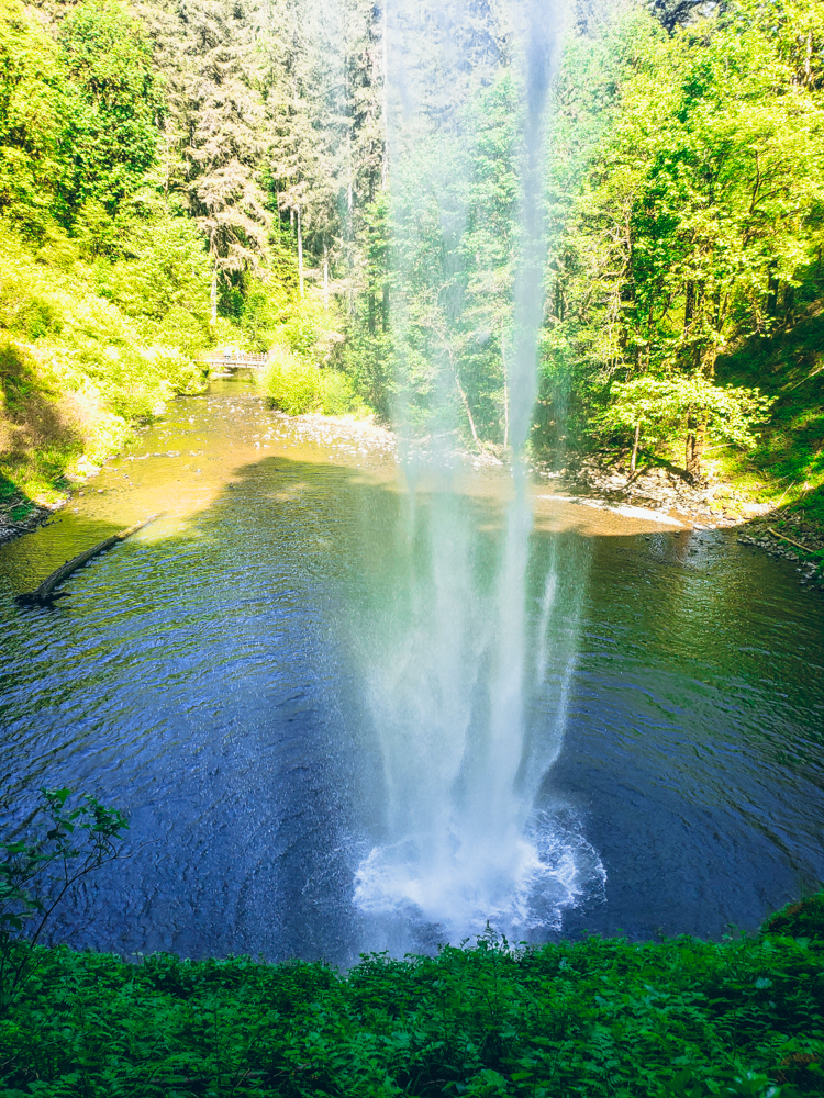 view form behind south falls