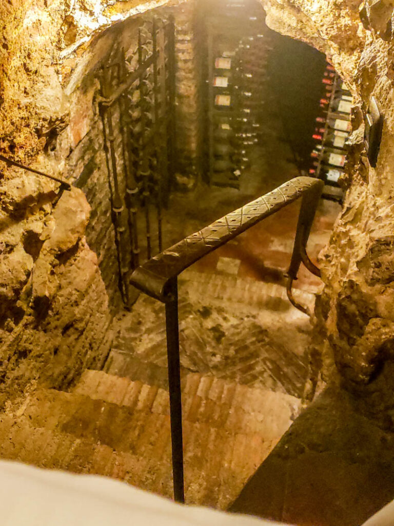 The staircase at Sobrino de Botín where Hemingway ate suckling pig