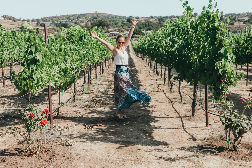 Twirling through the vineyards at a Ramona winery