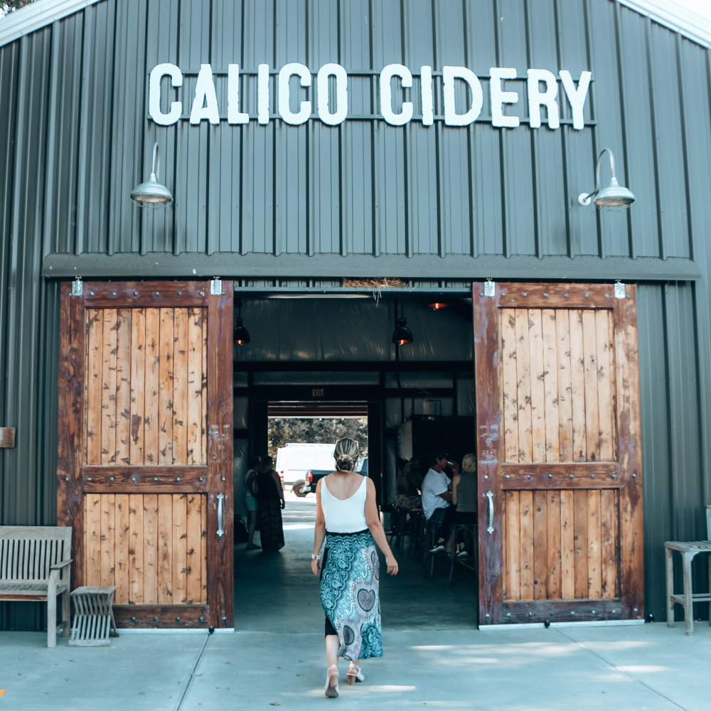 The barn at Calico Cidery in the Ramona Valley