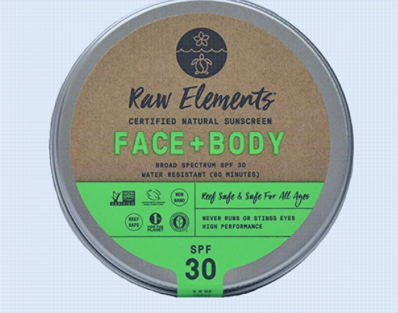zero-waste sunscreen by Raw Elements