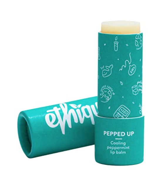 lip balm in a paper tube to go zero waste