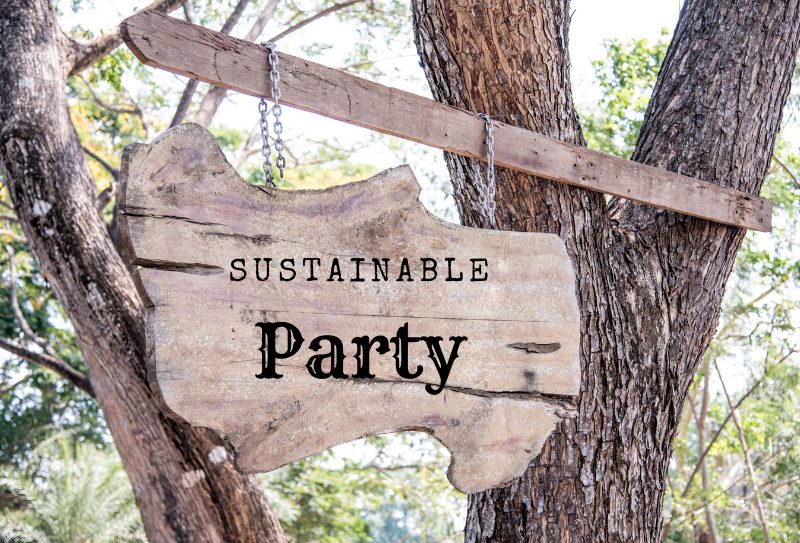 Make your own banner for your sustainable party