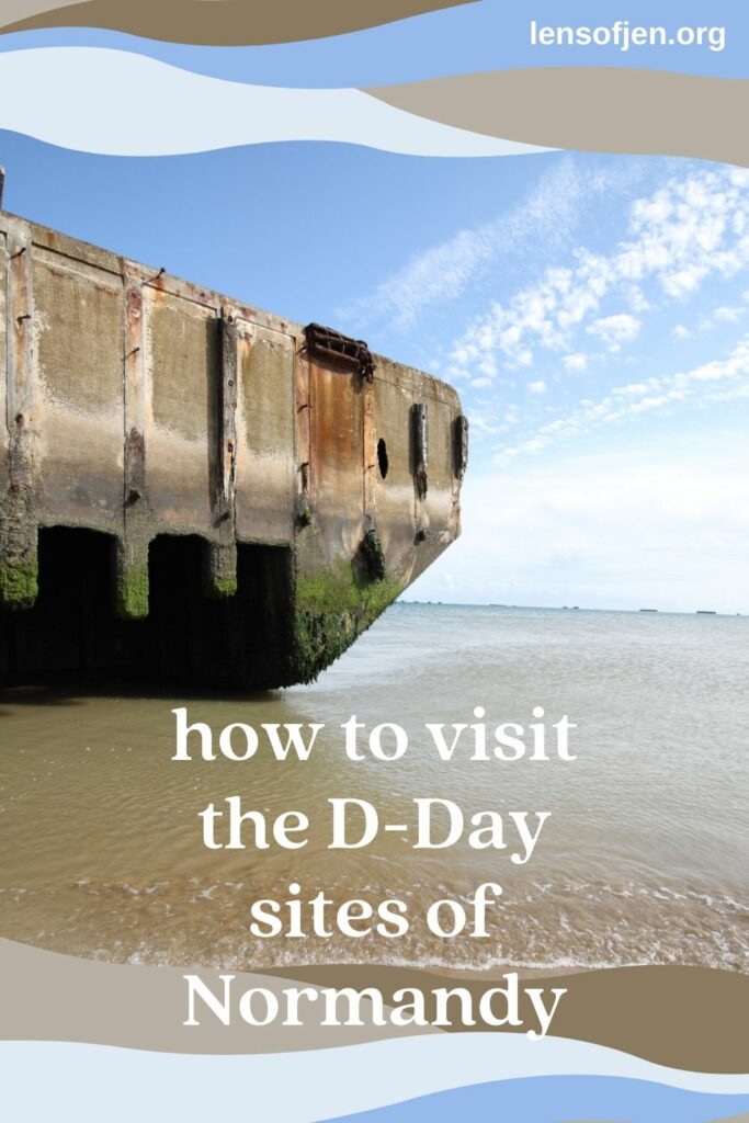 D-Day Tour of Normandy Pin for Pinterest