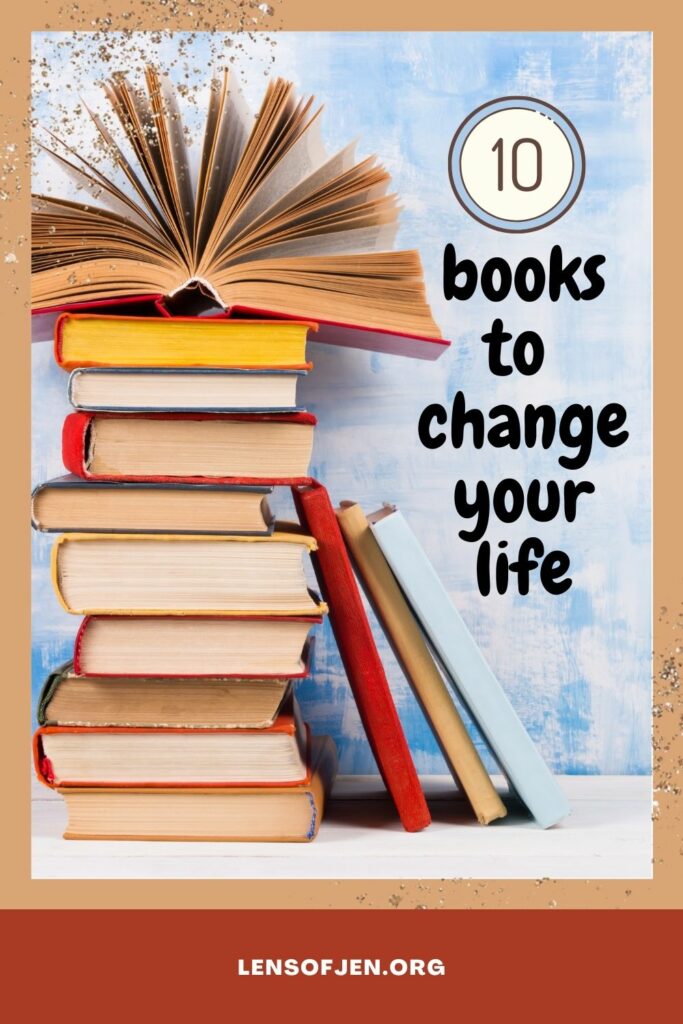 Pin for Pinterest of Life-Changing Books