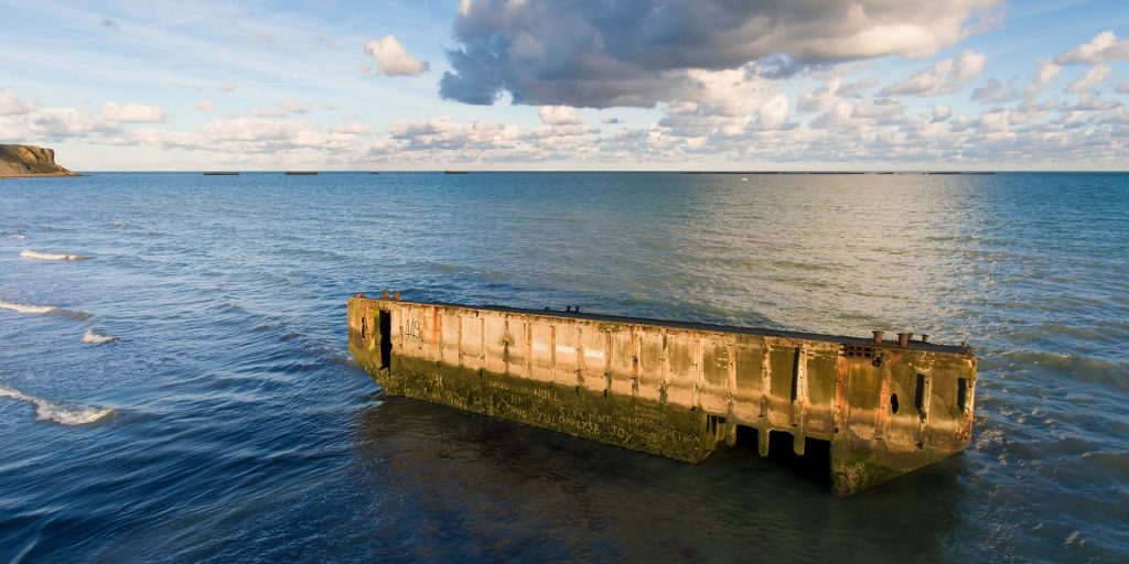 artificial port on a d day tour