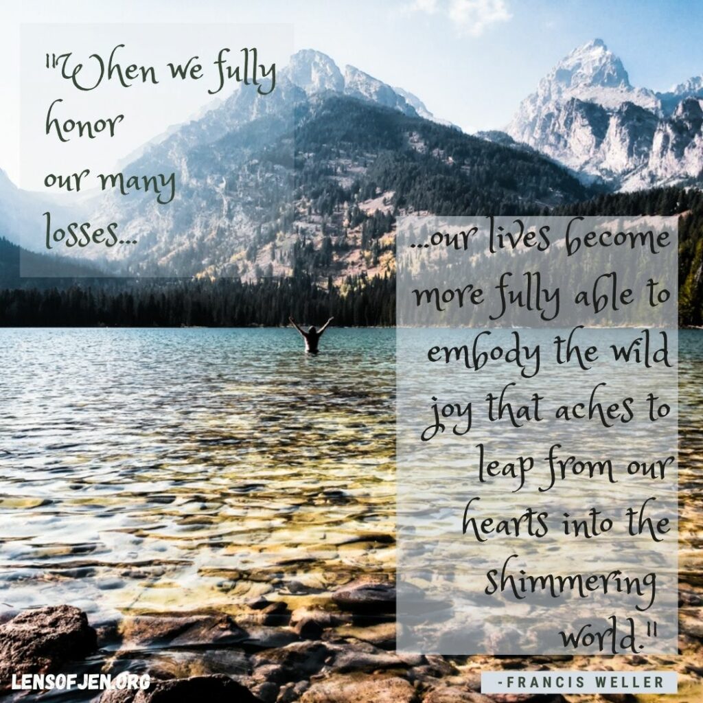 Quote from Wild Edge of Sorrow a life-changing book about grief