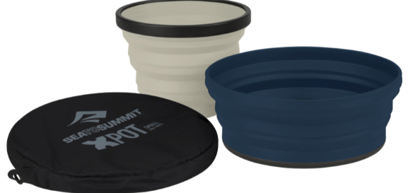 foldable cups and bowls are essential sustainable travel products