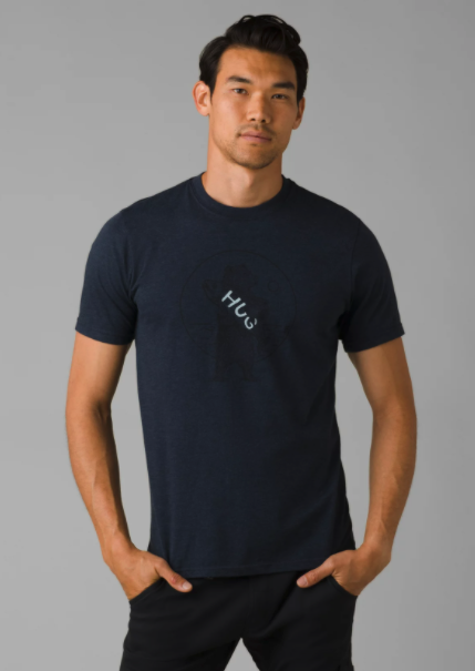 sustainably sourced bear hug  graphic tee makes a good sustainable gift