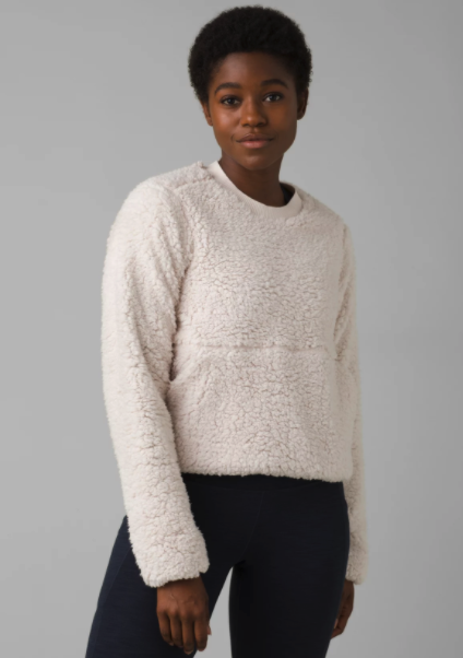 a cozy, soft sustainably sourced sweater for travel days