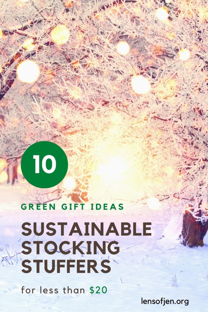 Pin for Pinterest on 10 sustainable stocking stuffers
