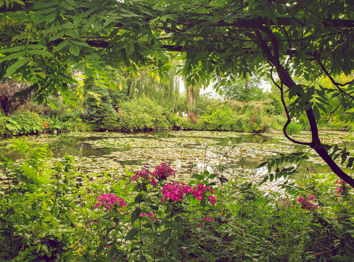 Giverny gardens are easily reached on a day trip from paris