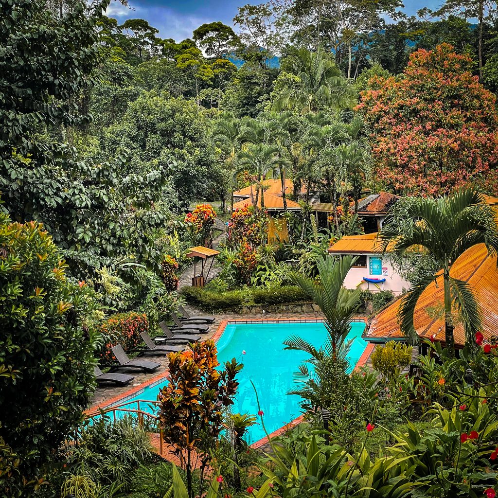 At this eco lodge in Costa Rica you are surrounded by rainforest